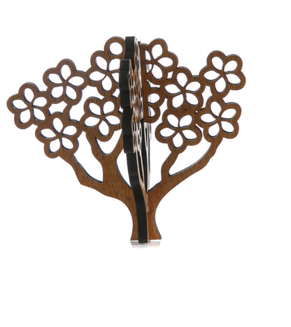 Koa 3D Ornament - Plumeria Tree