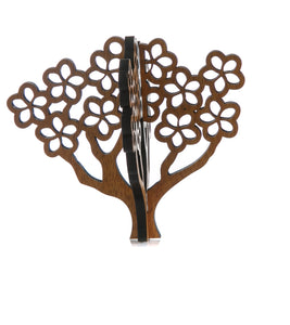 Koa 3D Ornament - Plumeria Tree