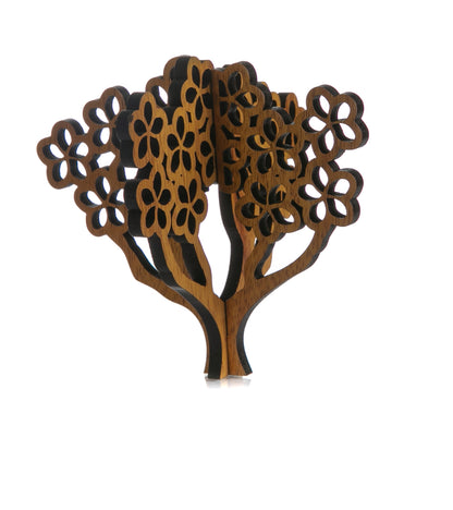 Koa 3D Ornament - Plumeria Tree