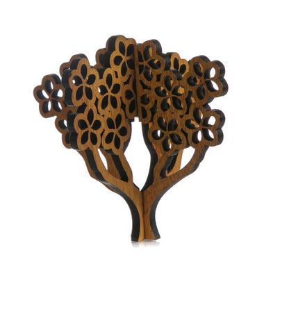 Koa 3D Ornament - Plumeria Tree