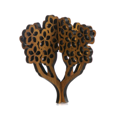 Koa 3D Ornament - Plumeria Tree