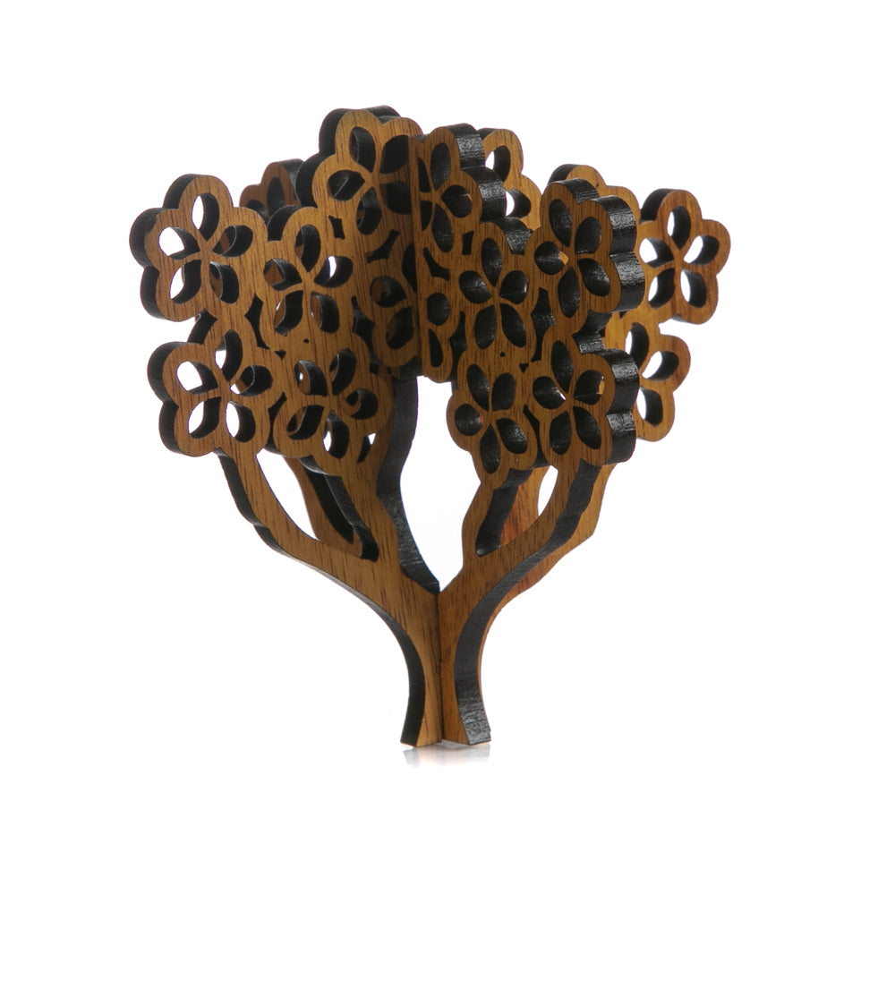 Koa 3D Ornament - Plumeria Tree
