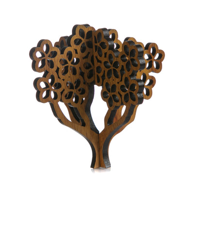 Koa 3D Ornament - Plumeria Tree