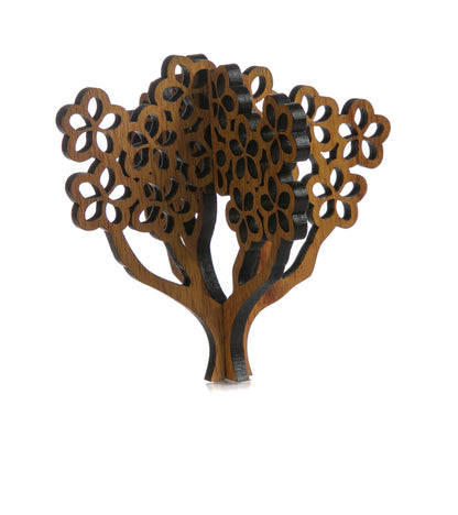 Koa 3D Ornament - Plumeria Tree