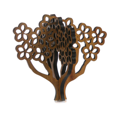 Koa 3D Ornament - Plumeria Tree