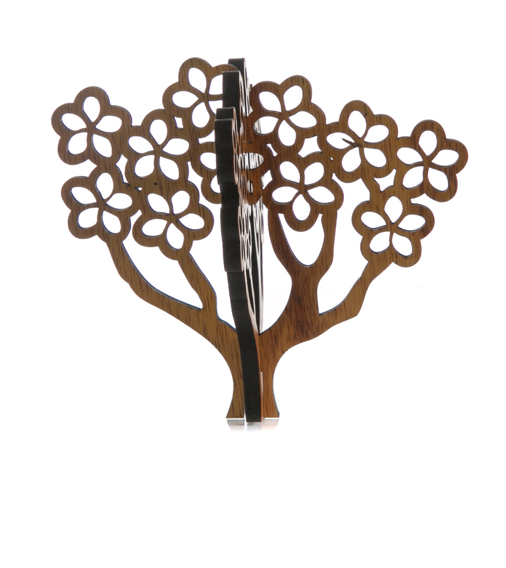 Koa 3D Ornament - Plumeria Tree