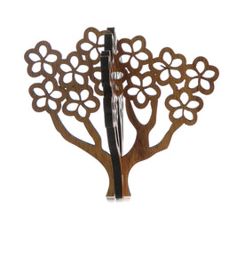 Koa 3D Ornament - Plumeria Tree