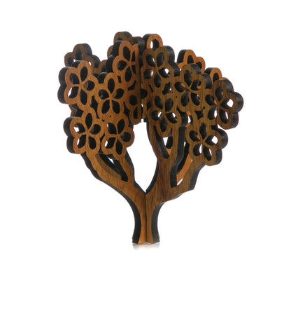 Koa 3D Ornament - Plumeria Tree
