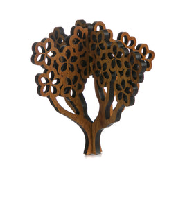 Koa 3D Ornament - Plumeria Tree