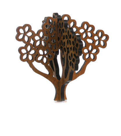 Koa 3D Ornament - Plumeria Tree