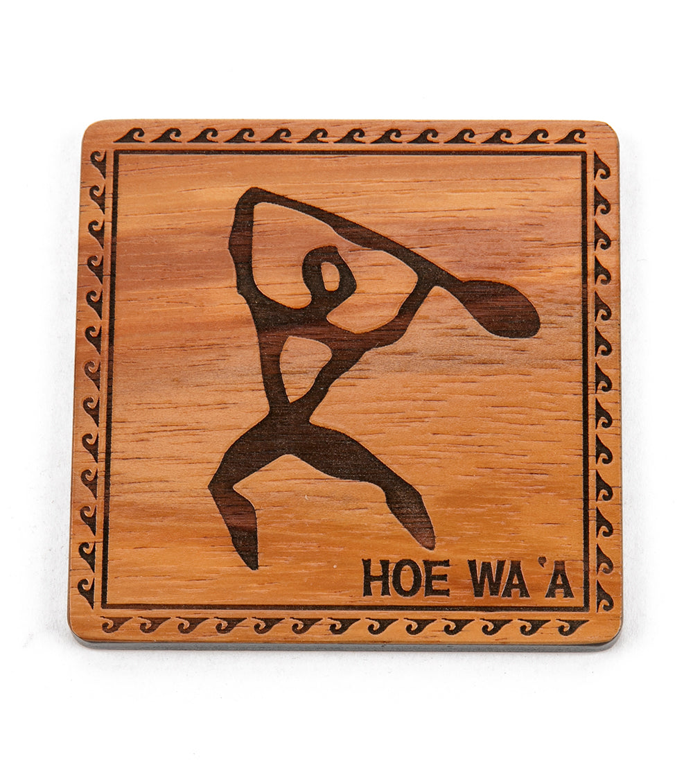 Koa Petro Coaster - Hoe Wa'a