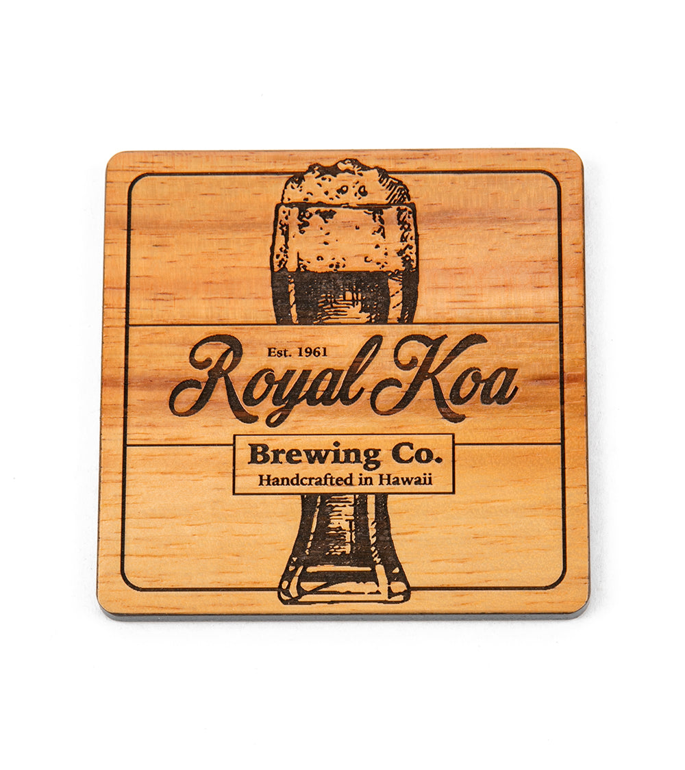 Koa Modern Coaster - Royal Koa Beer