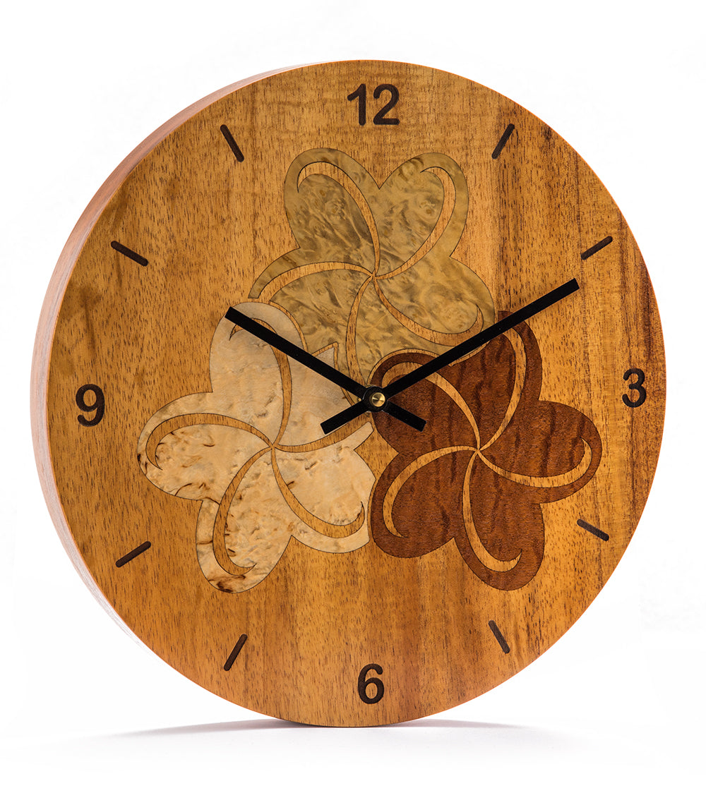 Plumeria Wall Clock