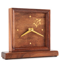 Koa Square Honu Clock