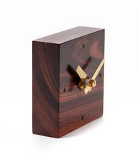 Koa Mini Square Clock