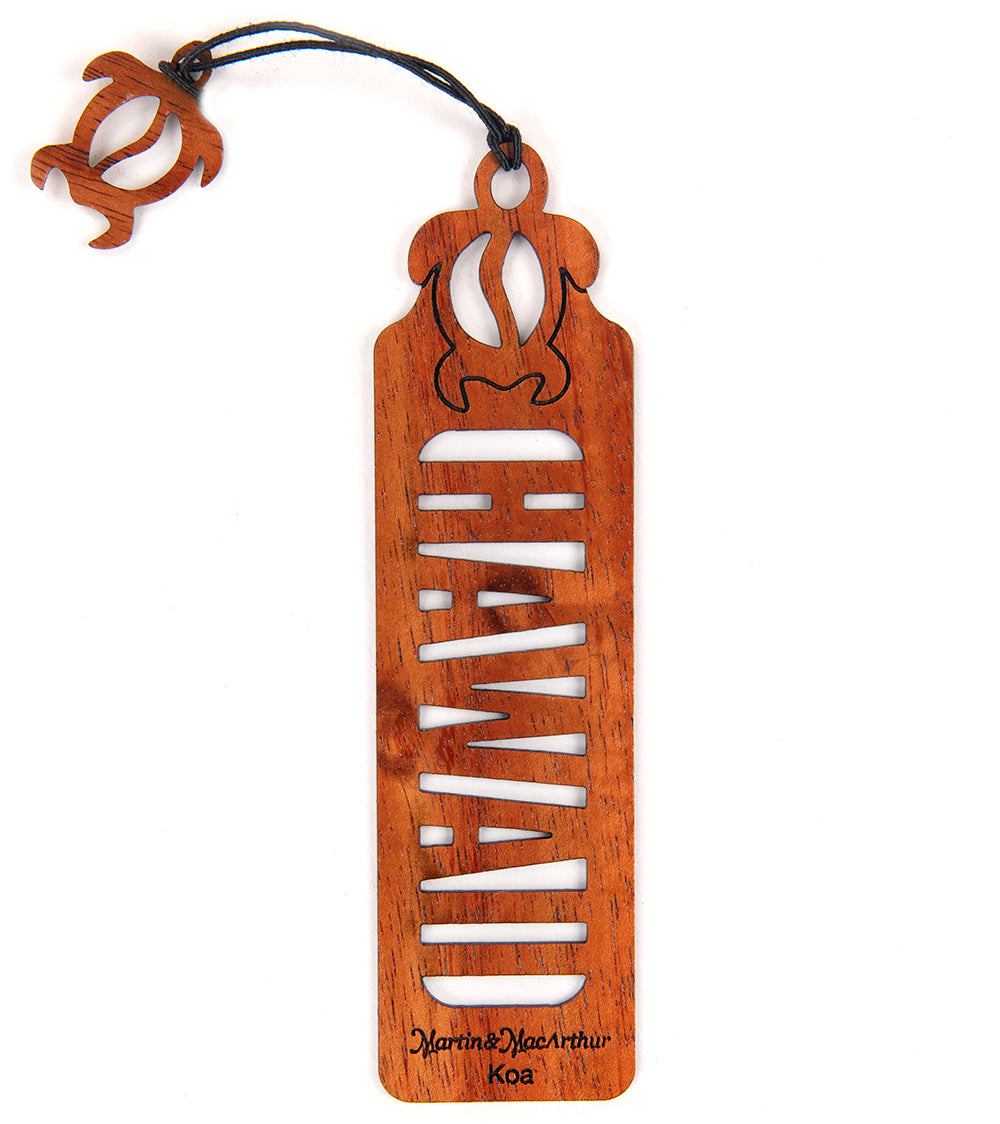 Koa Bookmark - Hawaii