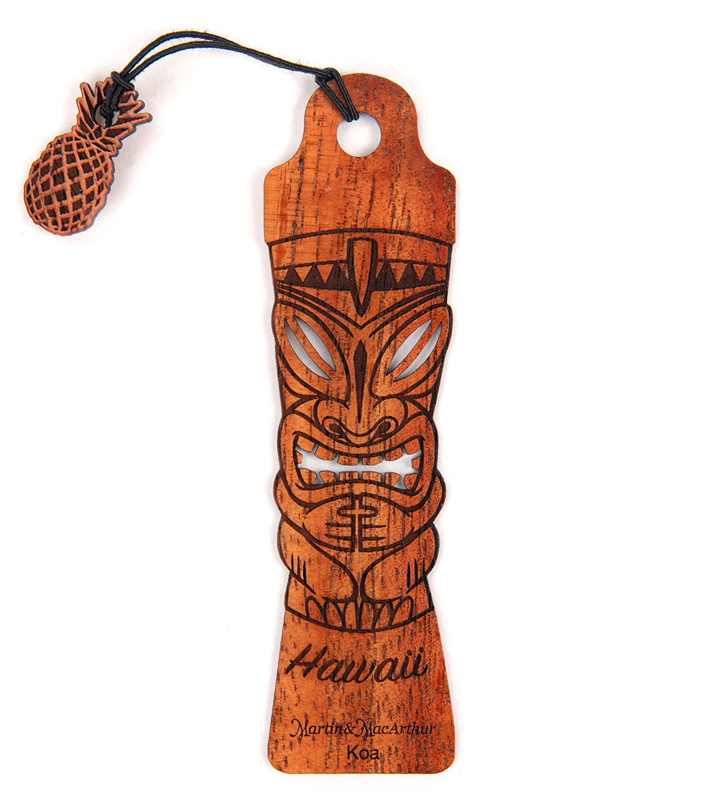 Koa Bookmark - Tiki