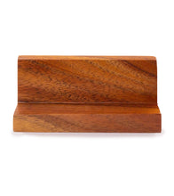 Koa Business Card Holder - Angled