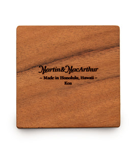 Koa Modern Coaster - The Moana Surfrider Hotel