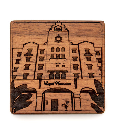 Koa Modern Coaster - The Royal Hawaiian Hotel