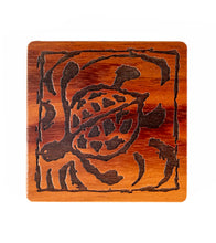 Koa Heritage Coaster - Honu