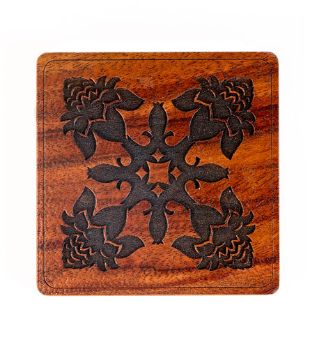 Koa Heritage Coaster- Ginger Qulit