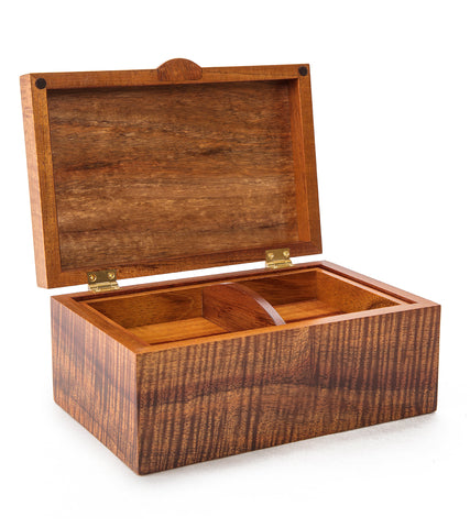 MacArthur Koa Box with Tray - Medium