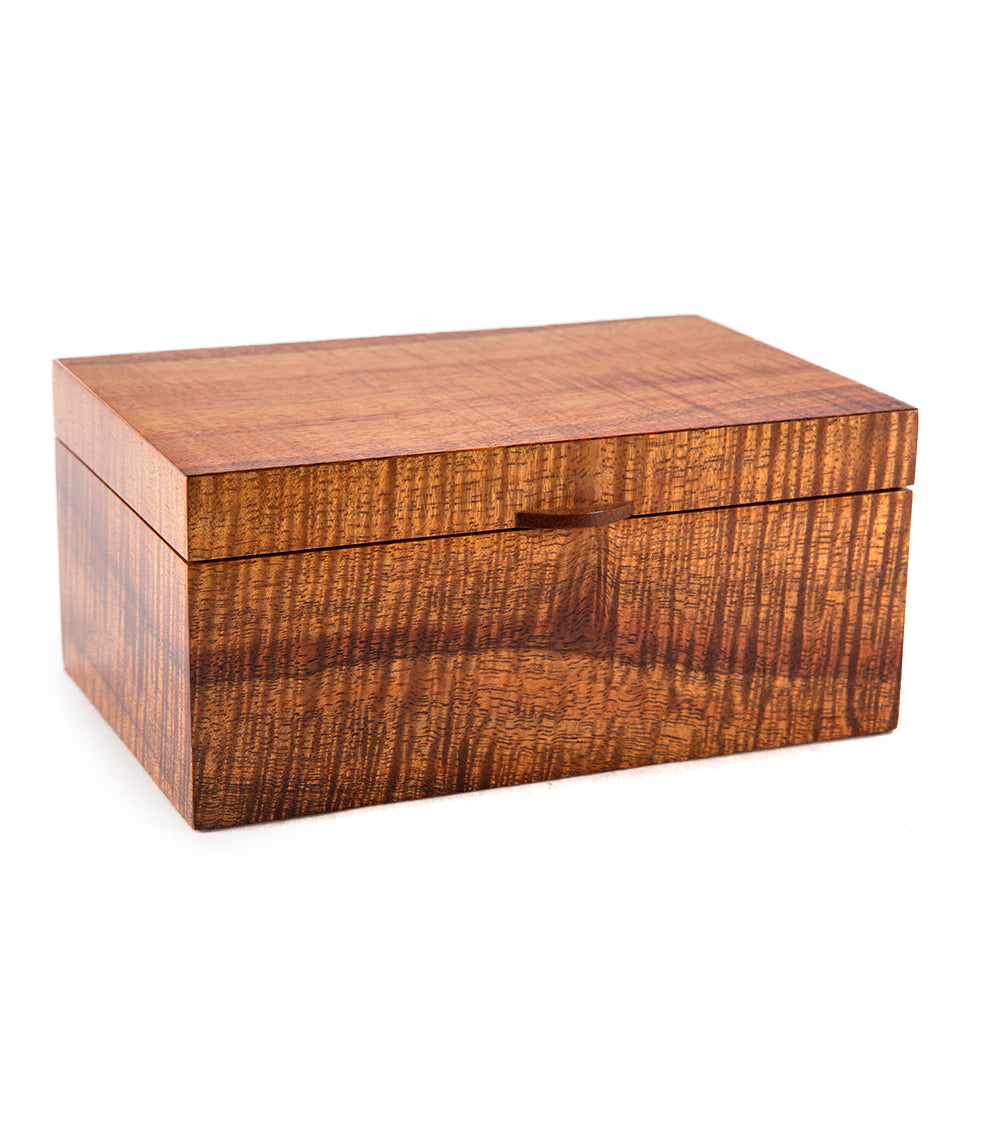 MacArthur Koa Box with Tray - Medium