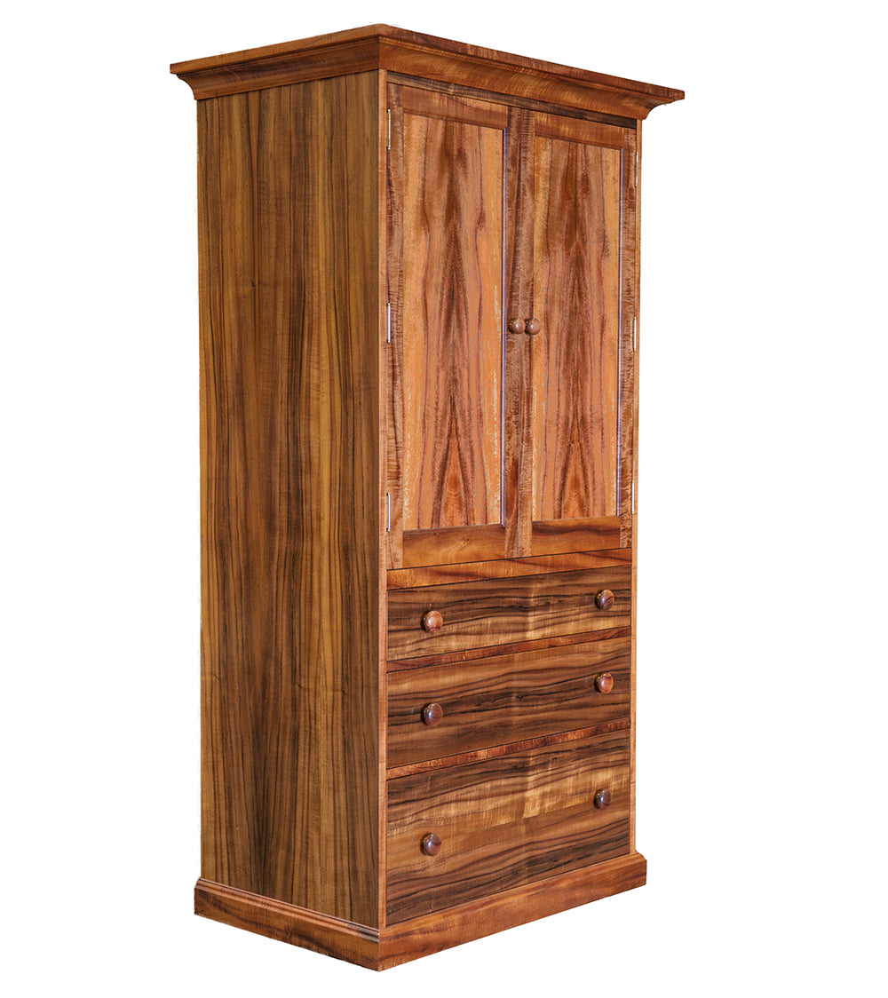 Nuuanu Armoire three cubby