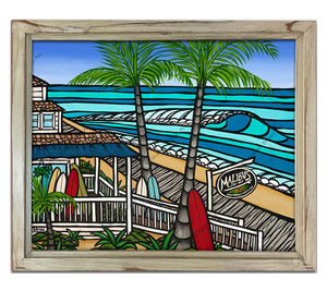 Malibu's Surf Shop by Heather Brown - Limited Edition Giclee