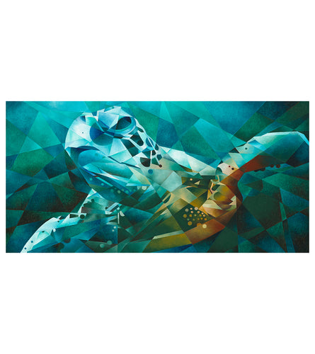 Peaceful Honu by TJ Matousek