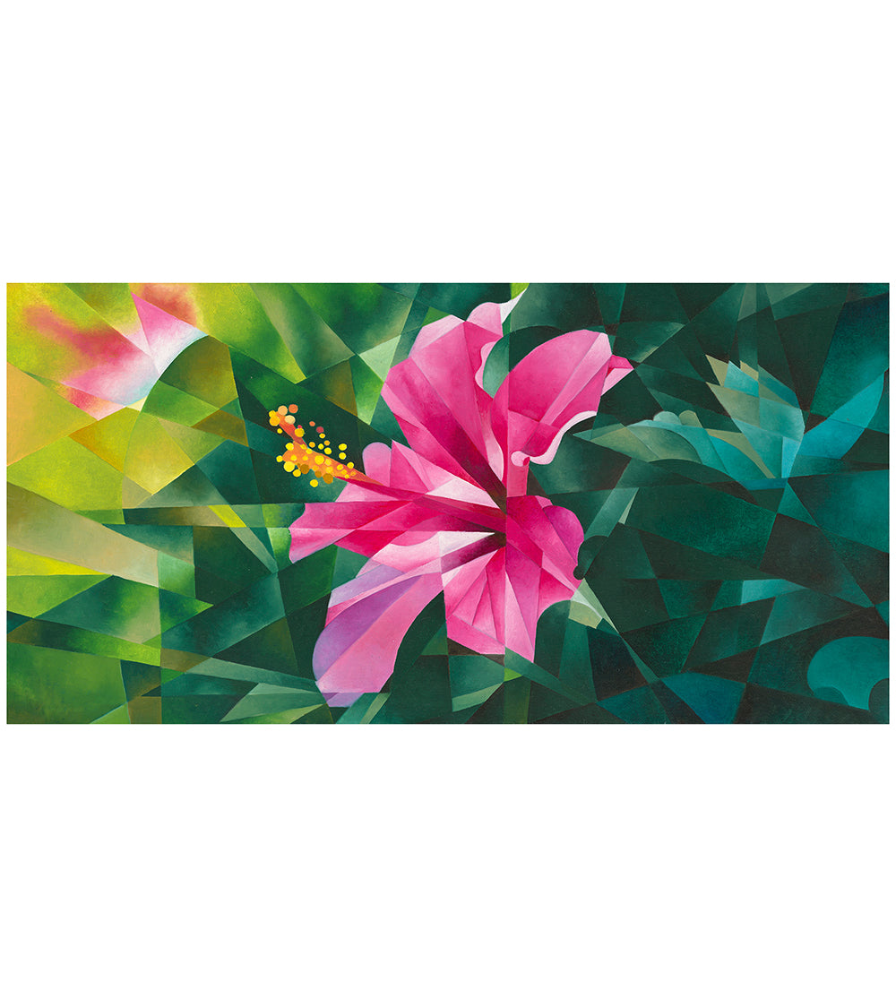 Pink Hibiscus by TJ Matousek