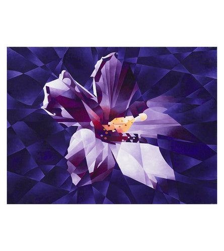 Purple Hibiscus by TJ Matousek
