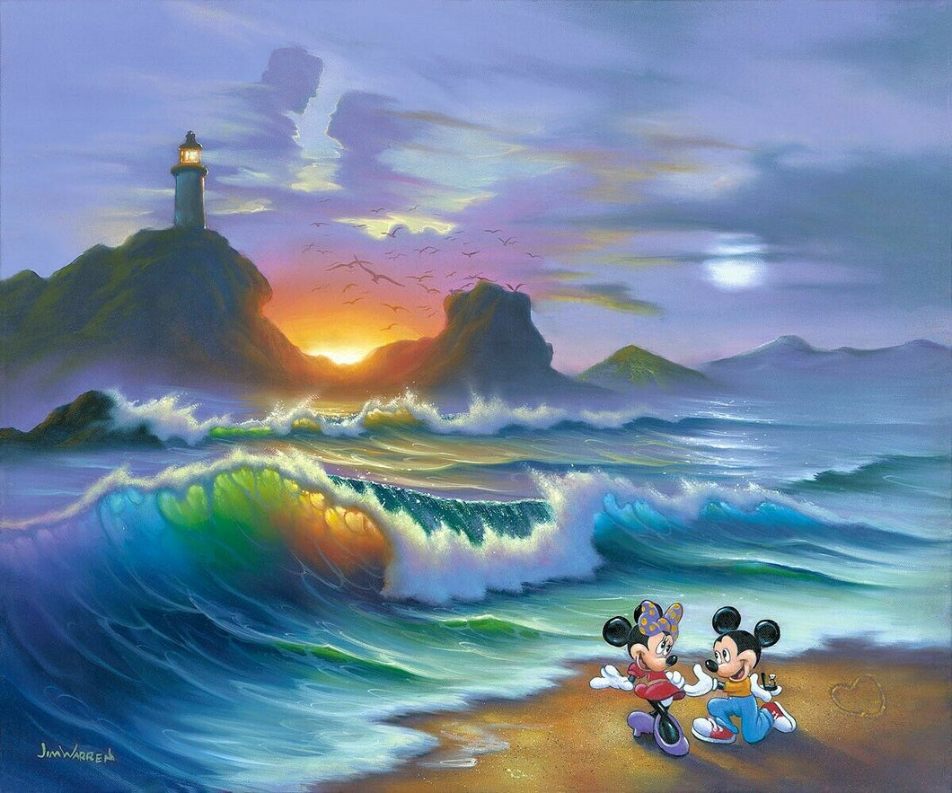 Mickey Proposes to Minnie by Jim Warren