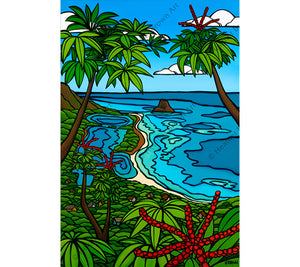 Moli'i Fishpond by Heather Brown - Artist Proof