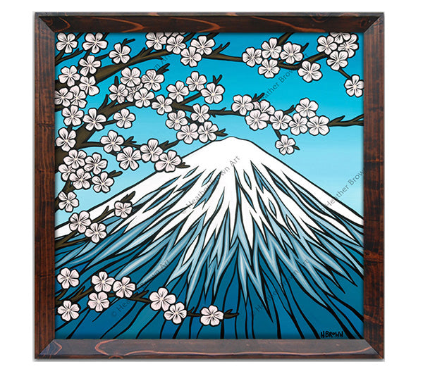 Mt. Fuji アート作品 Heather Brown Mt. Fuji by Heather Brown - Artist Proof – Martin & MacArthur