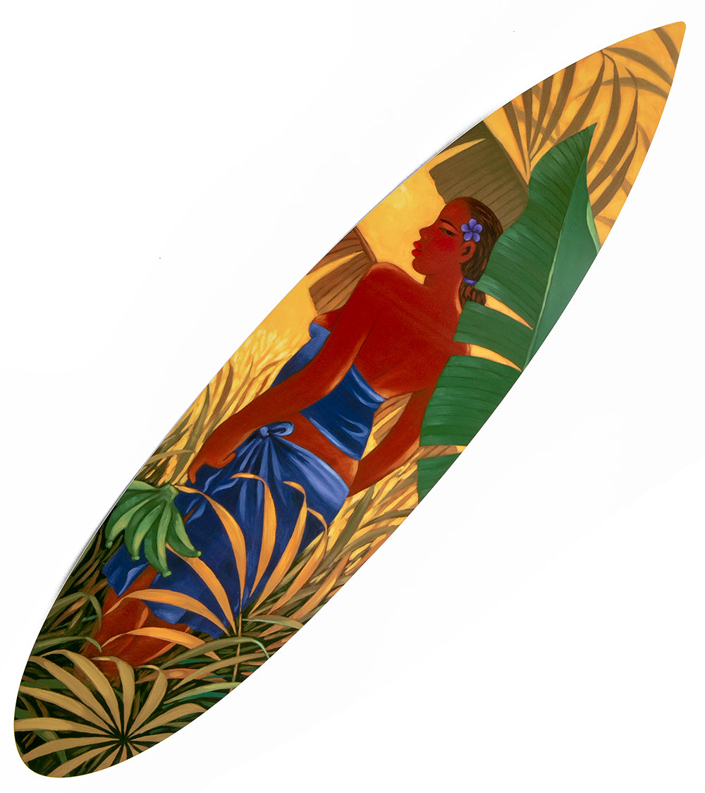 Metal Surfboard Print 