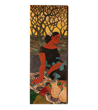 Original Lacquer Painting: "Ladies Day" by Tim Nguyen