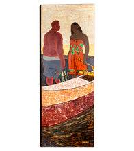 Original Lacquer Painting: "Ladies Day" by Tim Nguyen