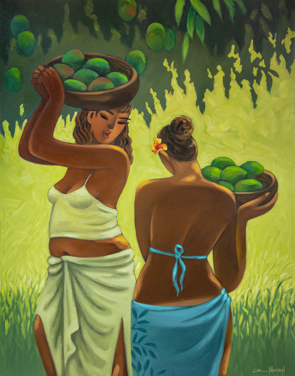 Original Painting: Mango Tango by Tim Nguyen