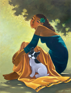 Original Painting: The Puppy by Tim Nguyen