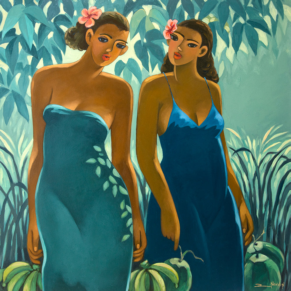 Two Blue by Tim Nguyen