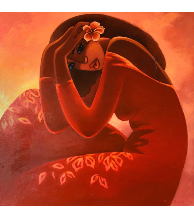 Wahine in Red by Tim Nguyen