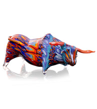 Glass Sculpture "Ox" by Ben Silver