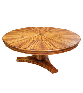 Pedestal Dining Table with Lazy Susan