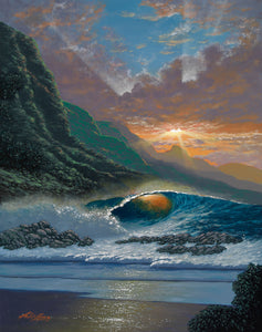 Limited Edition Giclee "Evening Delight" by Phillip Gagnon 16x20 supporting Maui fire relief efforts