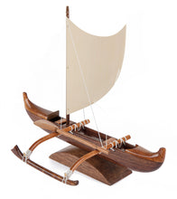 Koa Canoe "Mini Fishing Canoe Sail" by Francis Pimmel