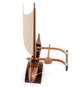 Koa Canoe "Mini Fishing Canoe Sail" by Francis Pimmel