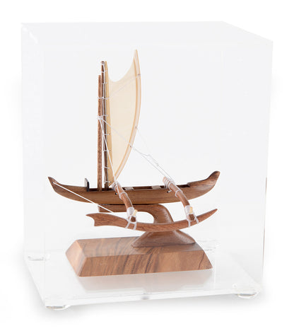 コア 4.5 インチ カヌー「マニニ ハワイアン フィッシング」 by フランシス ピンメル