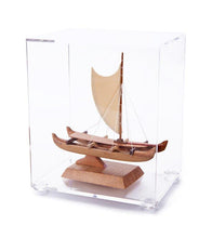 Koa 4.0”L Canoe “Manini Hawaiian Sailing” by Francis Pimmel